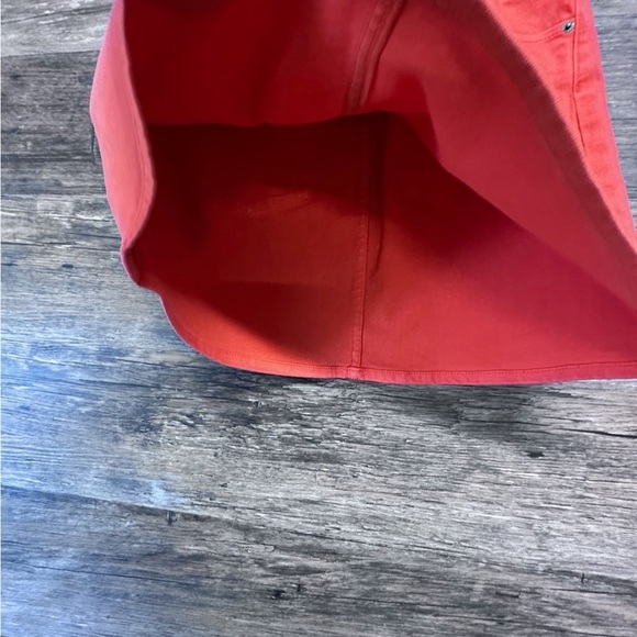 J. Crew Coral Stretch Mini Skirt Womens Size 10 - Picture 5 of 8